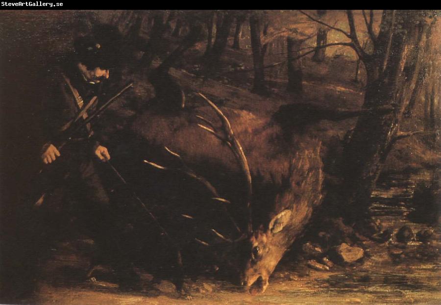 Gustave Courbet Hunter